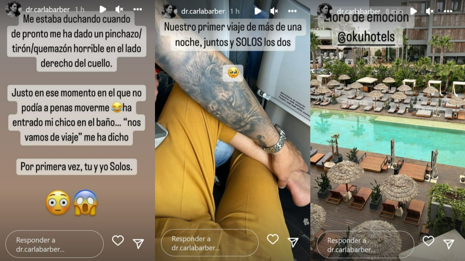 Carla Barber presume del regalo que le ha hecho su novio