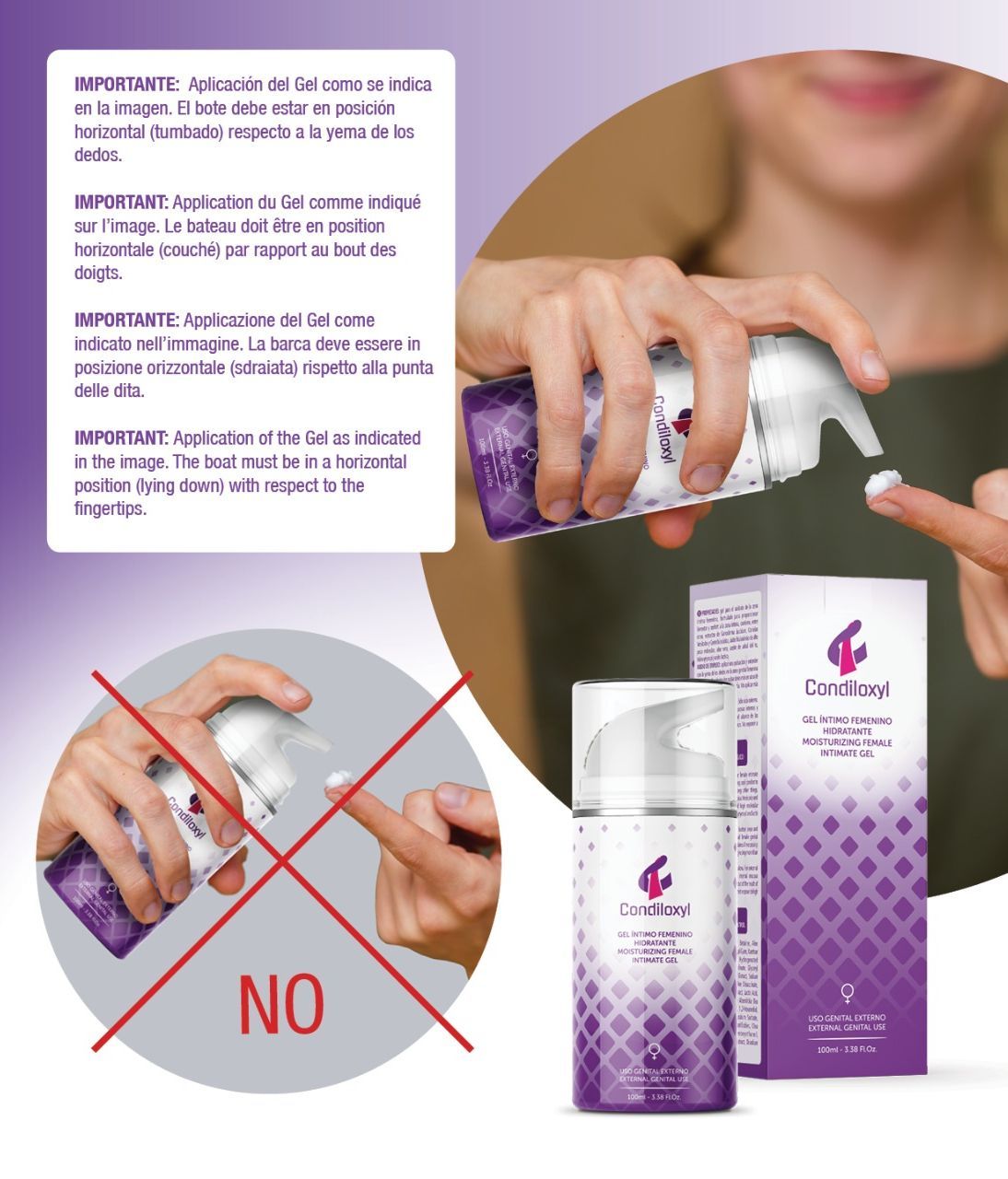 ¿Cómo aplicar el gel?