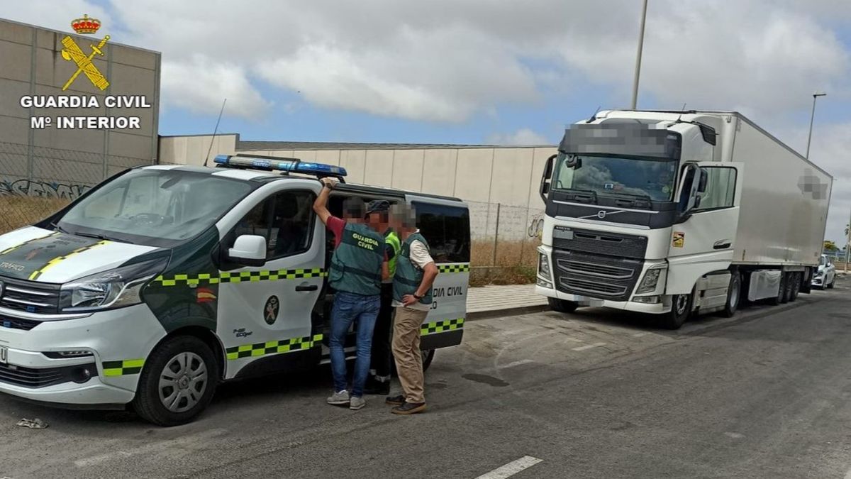 Guardia Civil localizó al conductor y el camión