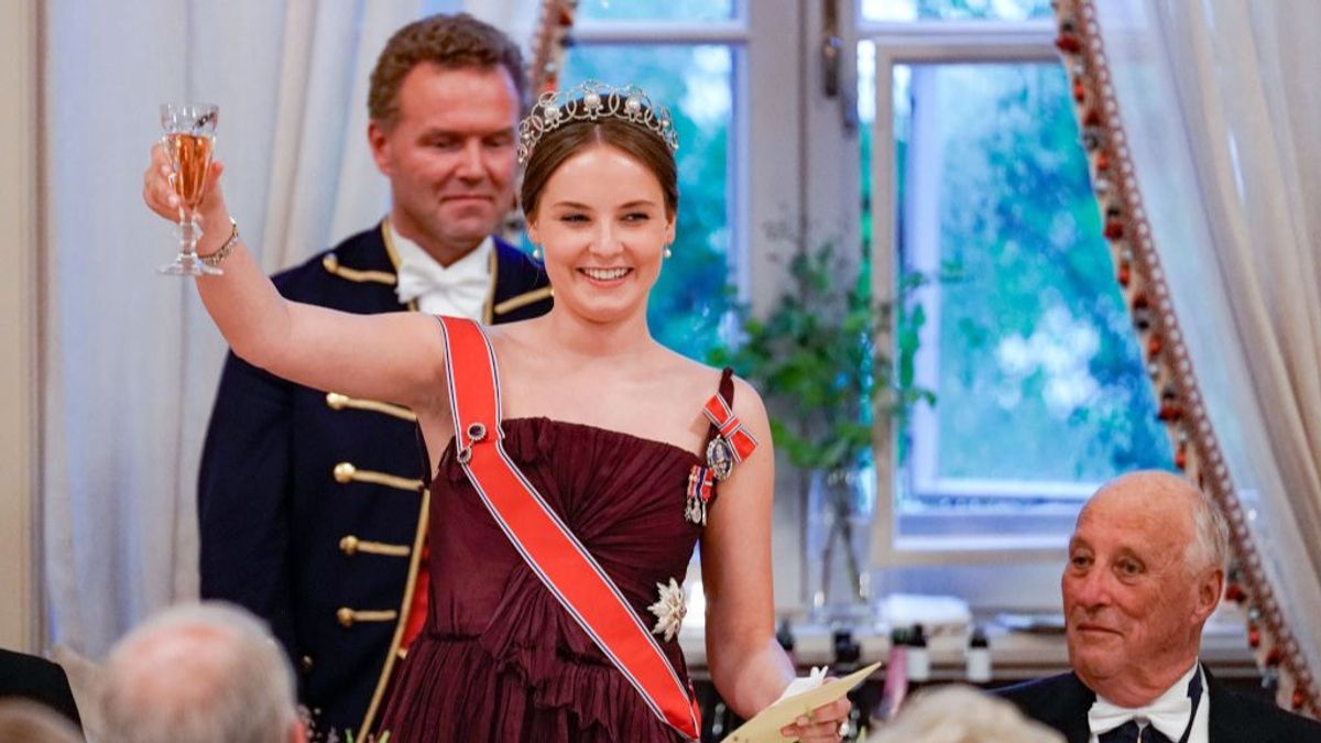La princesa Ingrid Alexandra durante la celebración. La princesa Ingrid Alexandra durante la celebración.