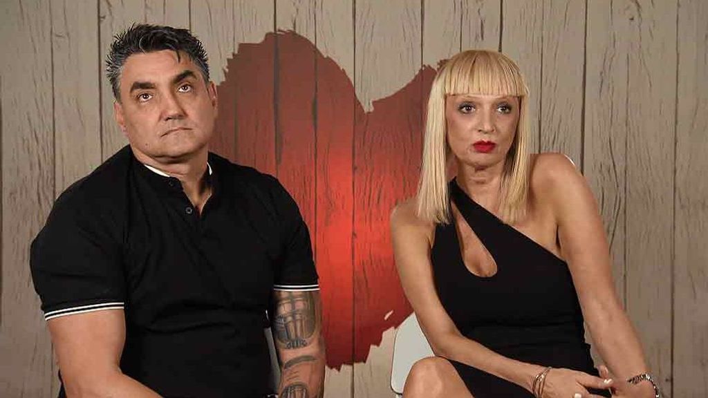 María y Michel durante su cita en 'First Dates'