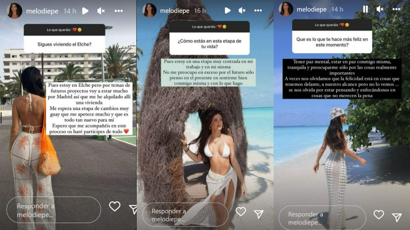 Melodie Peñalver habla sobre su nueva etapa vital