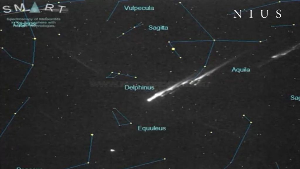 Cohete chino atraviesa el cielo de Andalucía