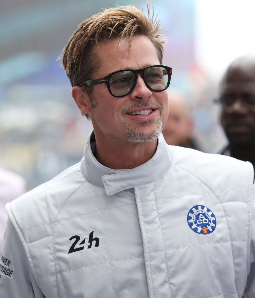 Brad Pitt en la carrera Le Mans 24 Hours