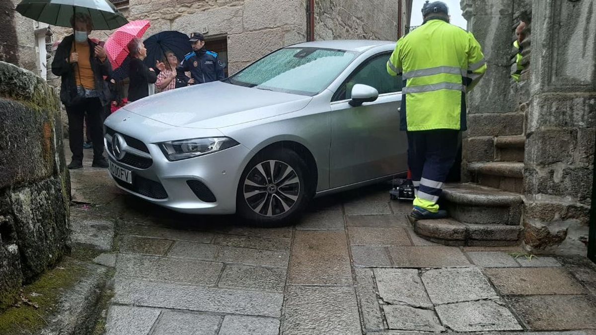 Estado en el que quedó el coche. Estado en el que quedó el coche.
