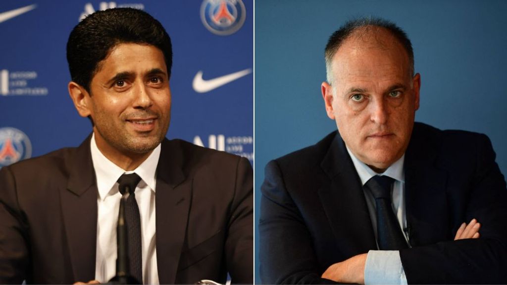 Al-Khelaïfi se toma a risa la denuncia de LaLiga: "¿Quién es Javier Tebas? No conozco a esa persona"
