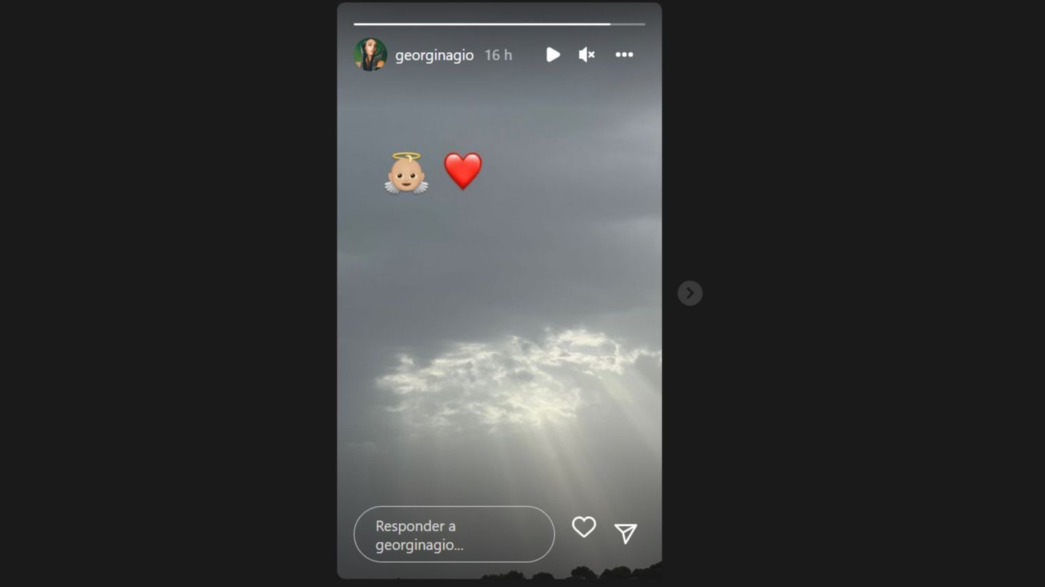 Georgina Rodriguez recuerda a su hijo fallecido