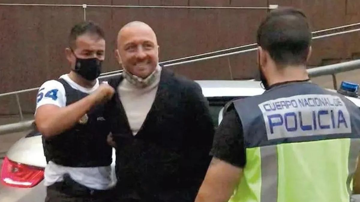 Imagen de la detención de Vittorio Raso en 2020 Imagen de la detención de Vittorio Raso en 2020