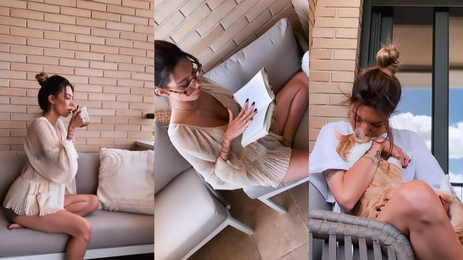 Alejandra Rubio muestra cómo utiliza su terraza