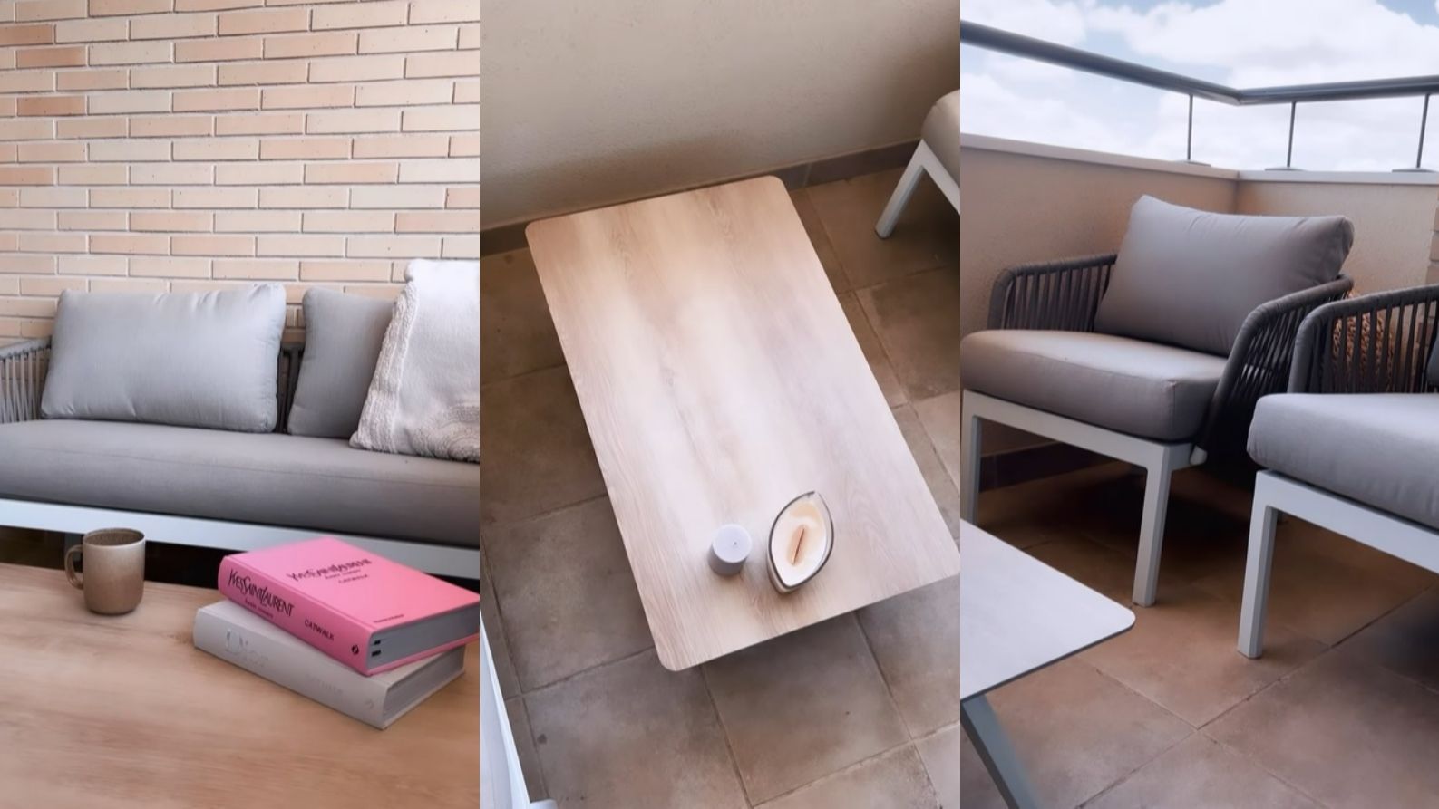 Así es la terraza de Alejandra Rubio