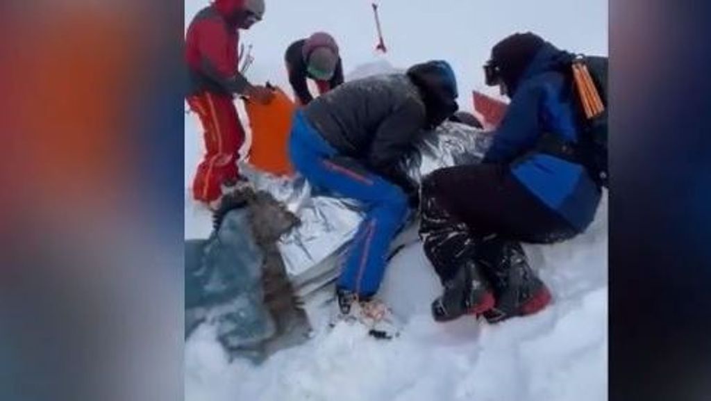 Salvan a una esquiadora sorprendida por un alud, en Argentina: siete horas de rescate