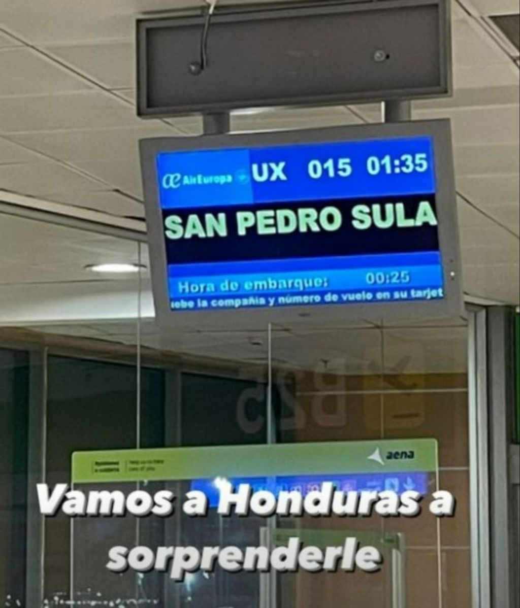 Arelys Ramos ya está de camino a Honduras