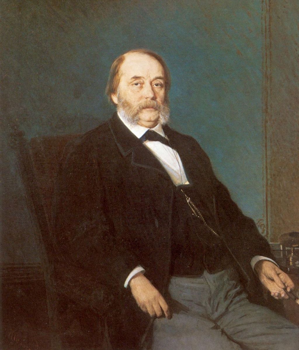 Goncharov, en un retrato