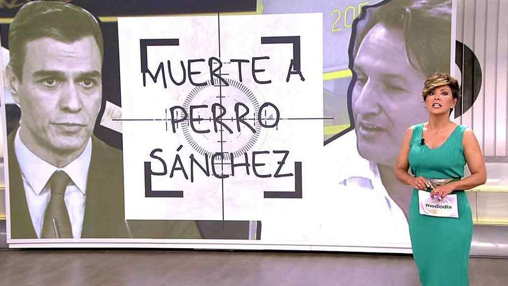 “Muerte a Perro Sánchez”, el conde de Serrano disparaba contra una diana con la cara del Presidente
