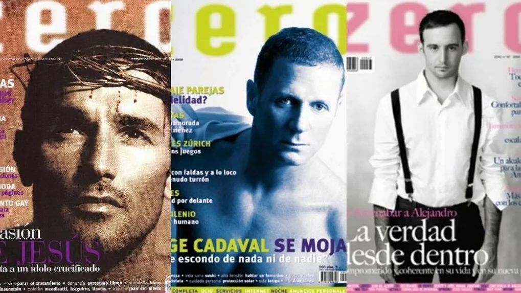 Portadas de la revista Zero