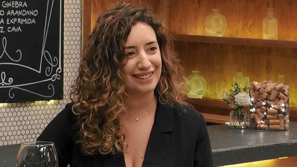 Verónica durante su cita en 'First Dates'