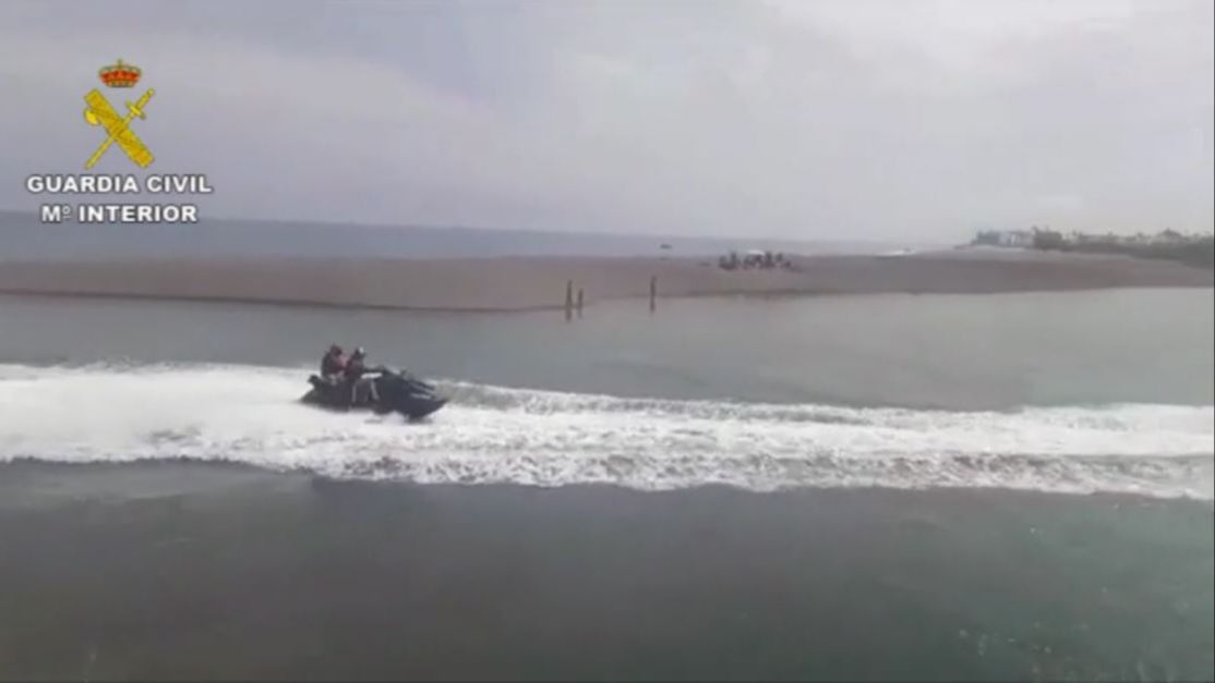 Cae una banda que introducía hachís desde Ceuta en motos de agua: hay 20 detenidos