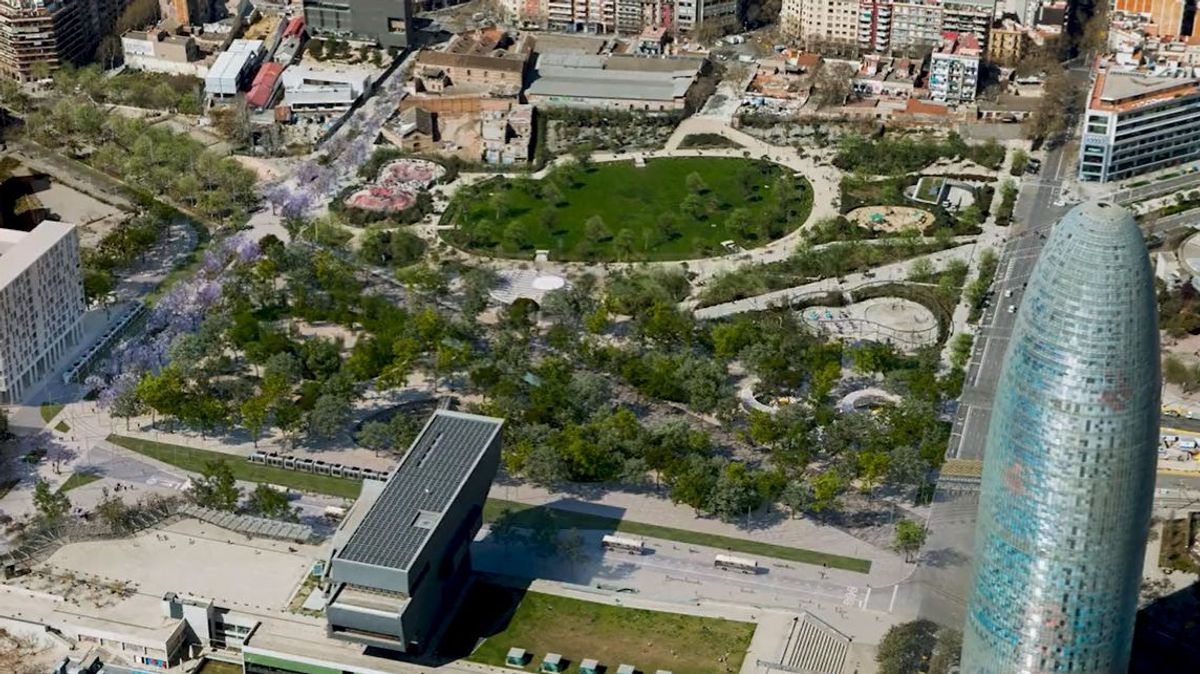 La nueva plaza de las Glòries de Barcelona