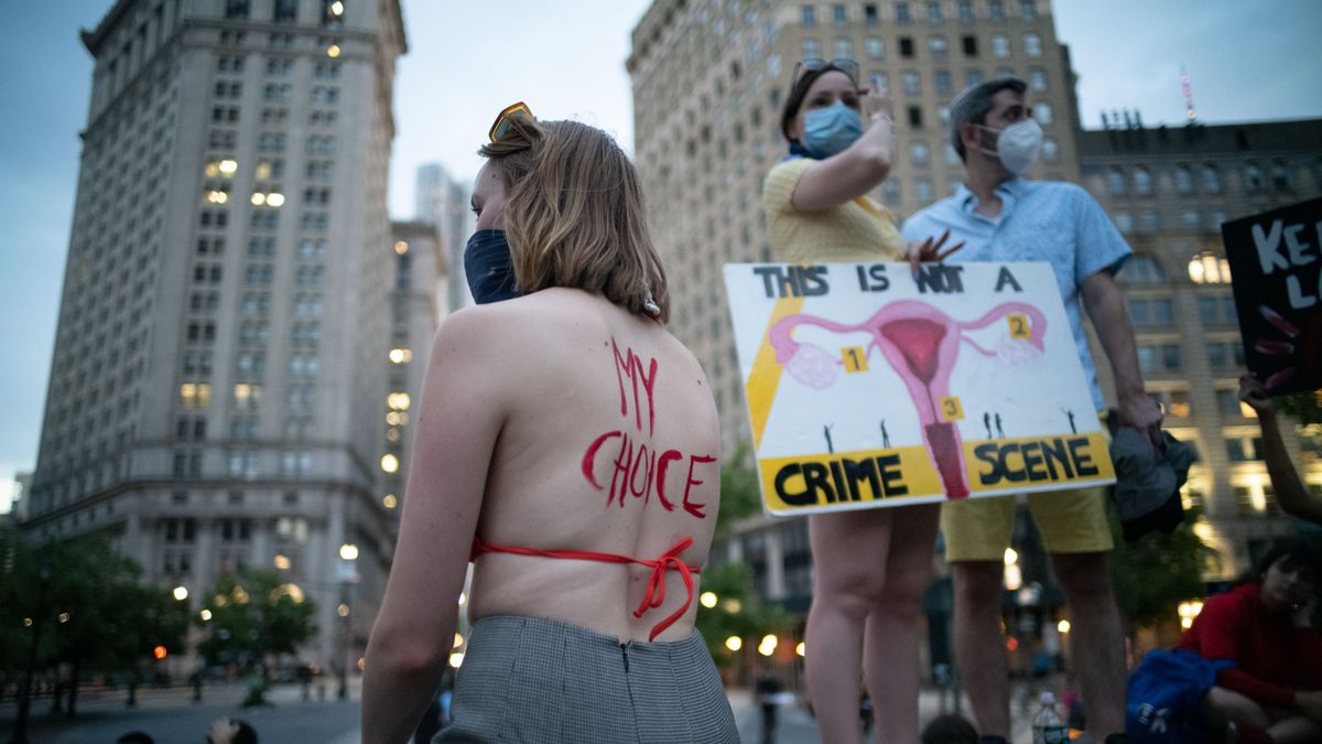 Manifestación a favor del aborto en Estados Unidos Manifestación a favor del aborto en Estados Unidos