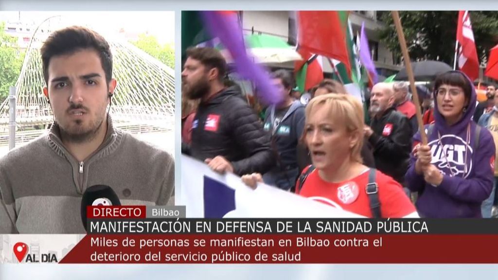 Protestas en Bilbao y Galicia contra el deterioro de la sanidad pública