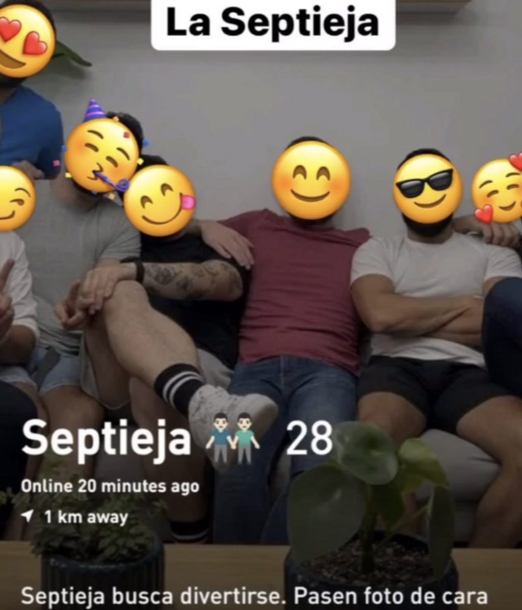 El anuncio en Grindr de la septieja