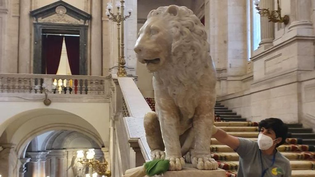 El Palacio Real se prepara para la cena de gala de la cumbre de la OTAN
