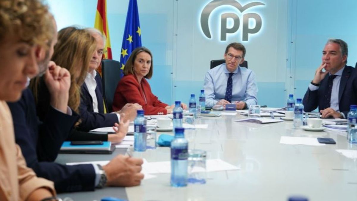 Feijóo preside el Comité de dirección del PP Feijóo preside el Comité de dirección del PP