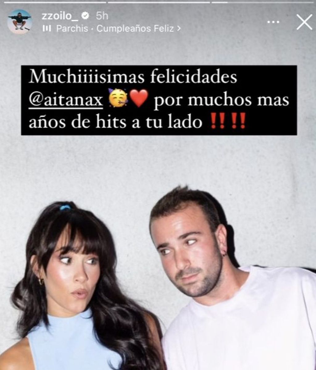 Mensaje de cumpleaños de Zzoilo a Aitana