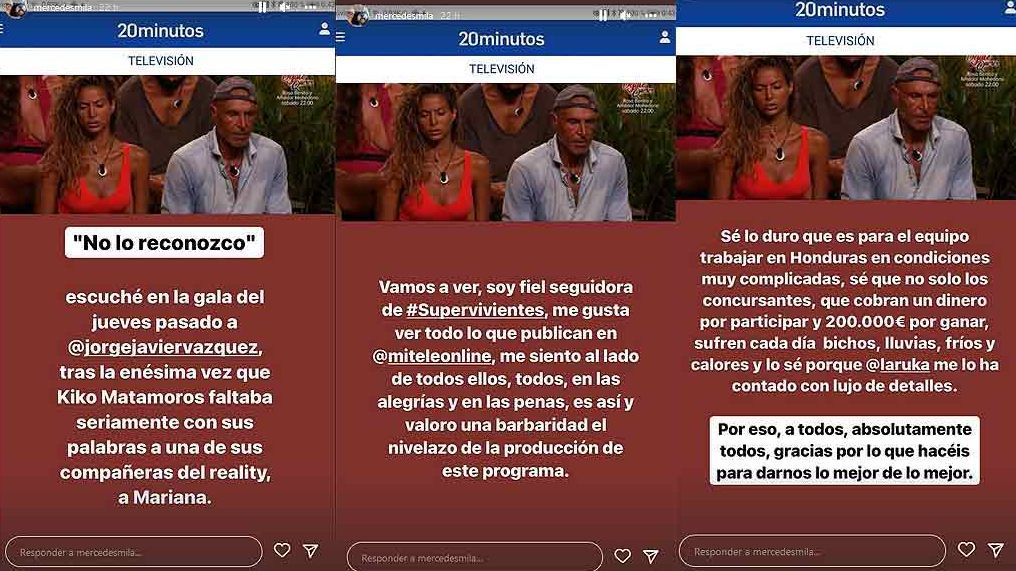 Mercedes Milá estalla contra Kiko Matamoros en redes sociales