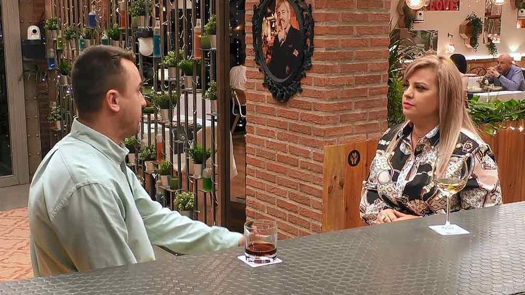 Pablo y Anna durante su paso por 'First Dates'