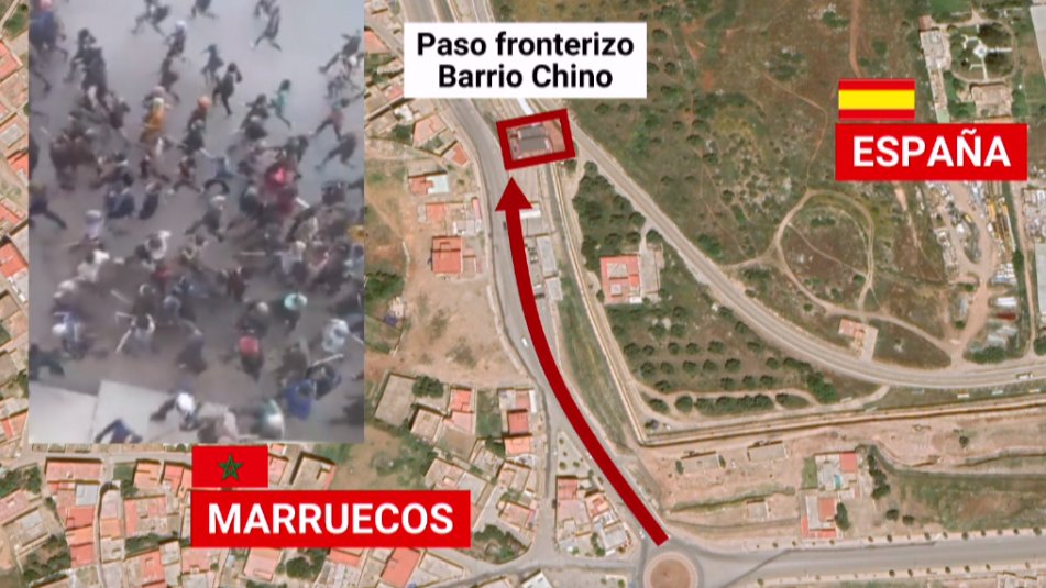Reconstrucción de la tragedia del salto de Melilla