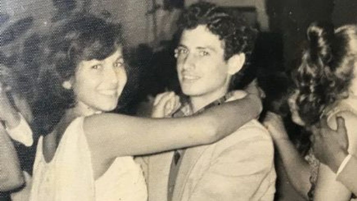 Silvia y Kike durante su adolescencia