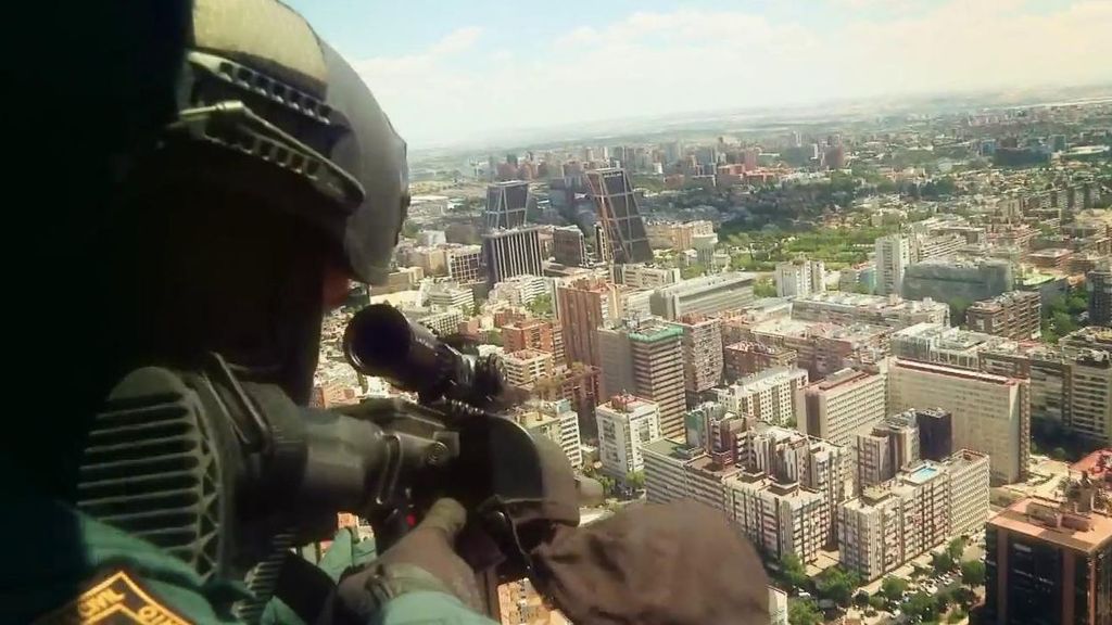 Tiradores de élite y helicópteros vigilan los puntos más sensibles de Madrid en la Cumbre de la OTAN