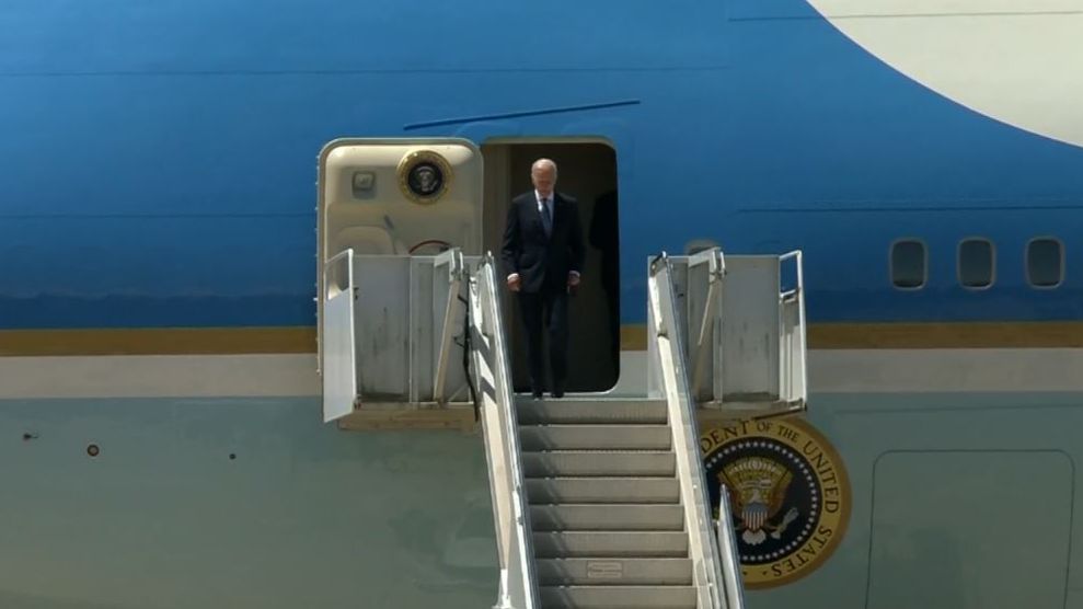 La llegada a Madrid de Joe Biden en el Air Force One para la Cumbre de la OTAN en Madrid