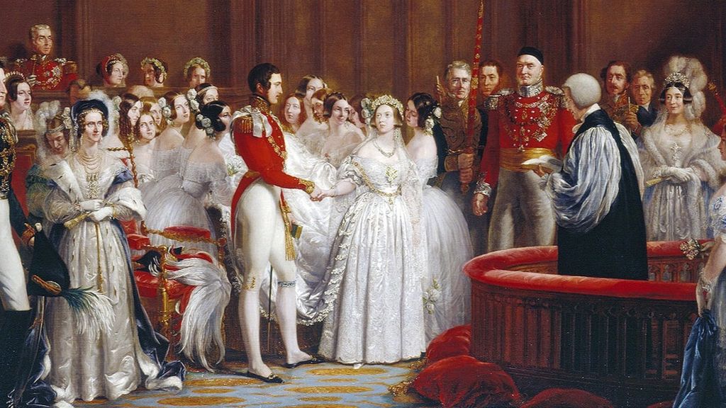 La boda de la reina Victoria fue de lo más especial.