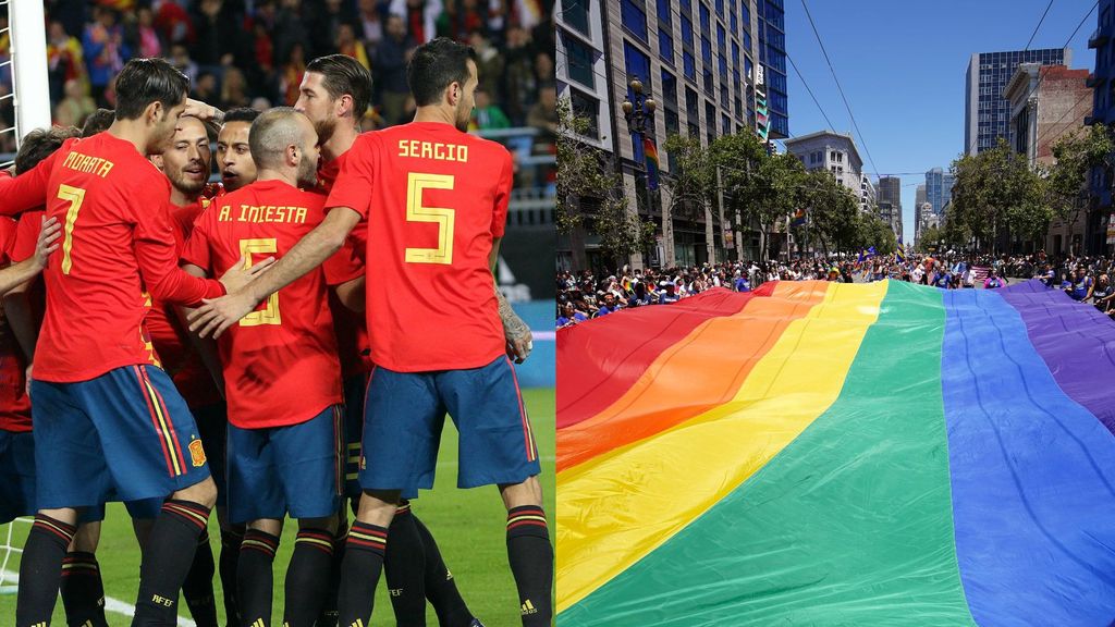 La Selección y una bandera gay