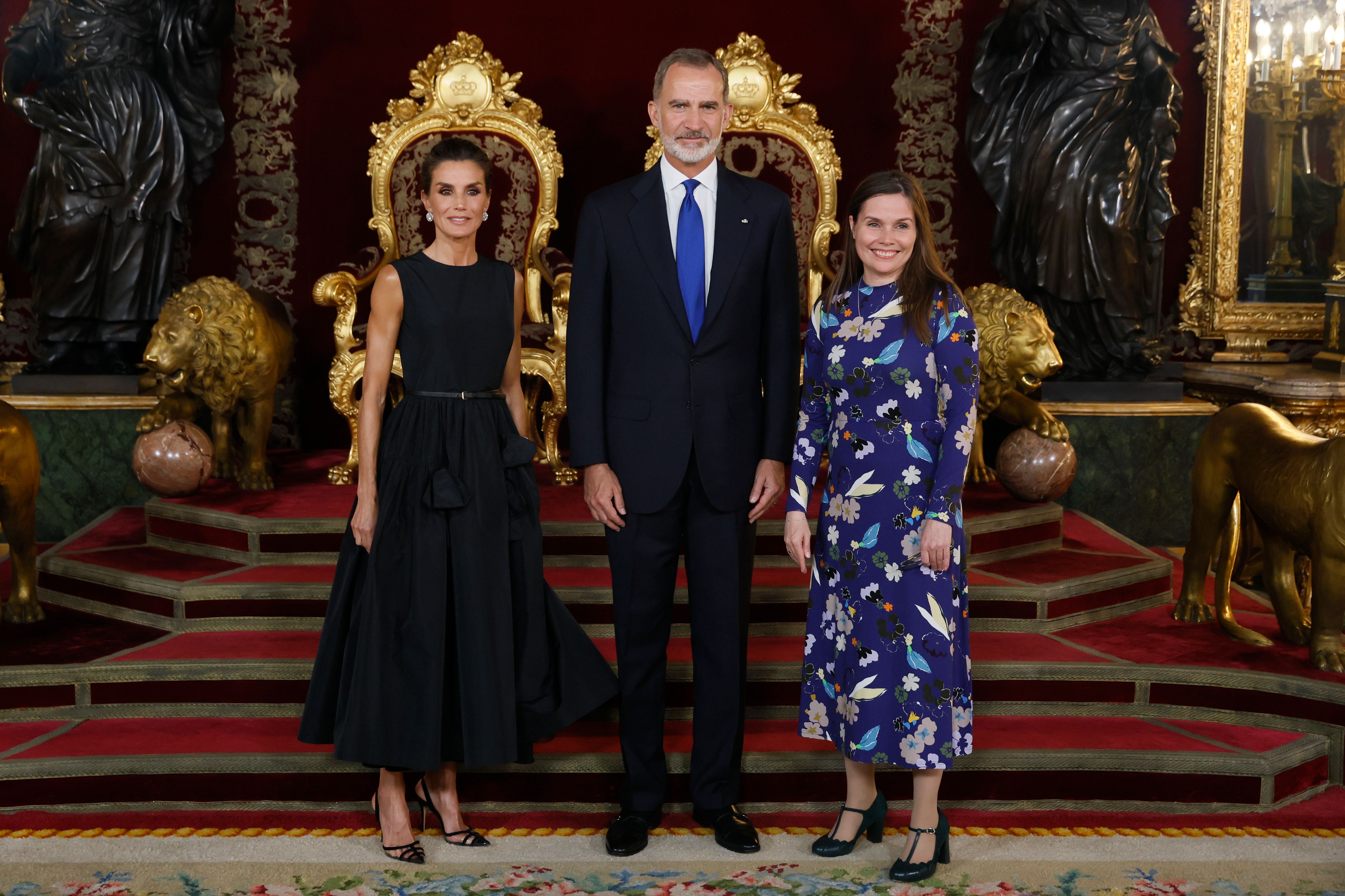 Los Reyes presiden la cena con los jefes de Estado de la OTAN en el Palacio Real