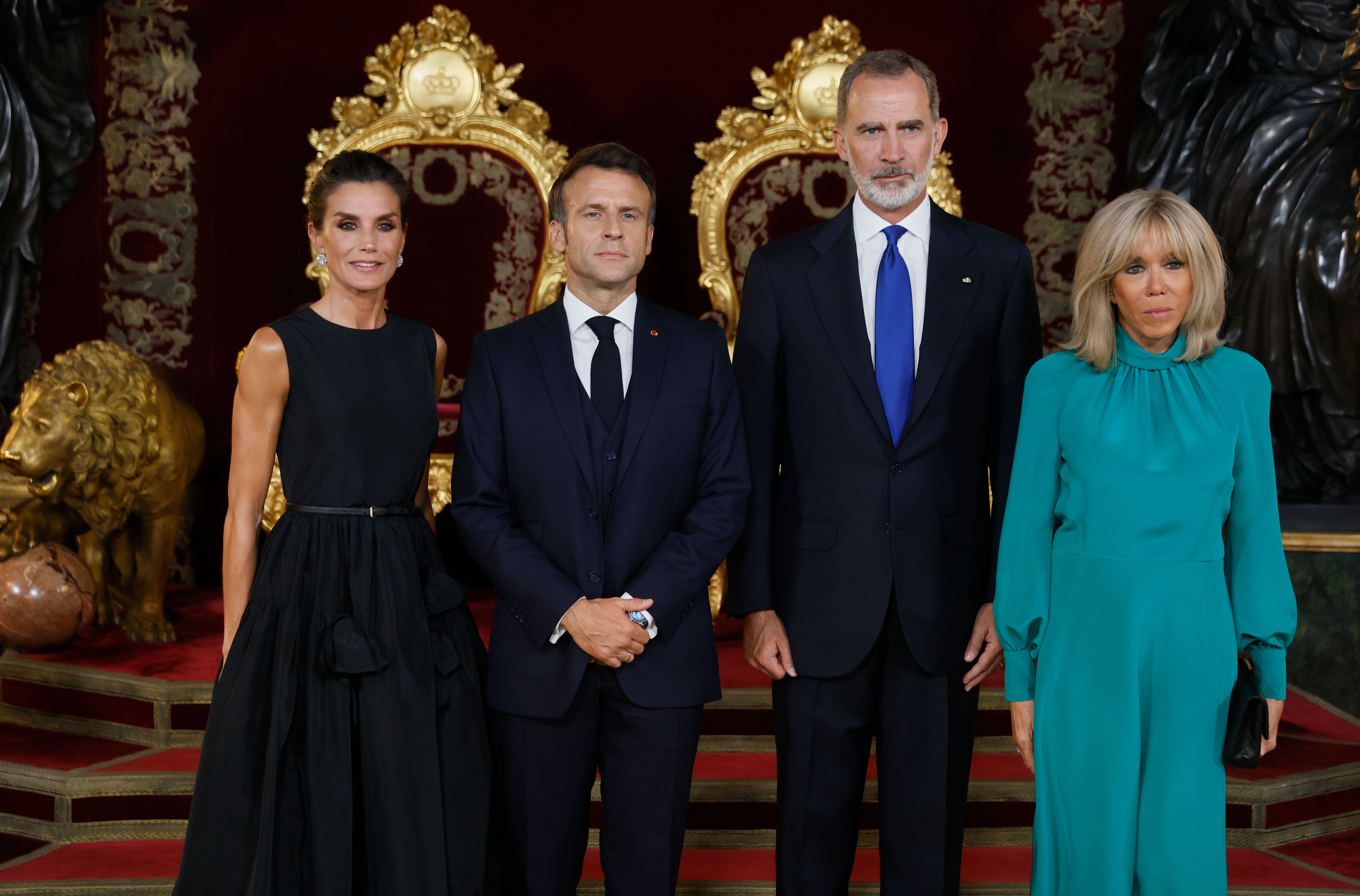 Los Reyes presiden la cena con los jefes de Estado de la OTAN en el Palacio Real