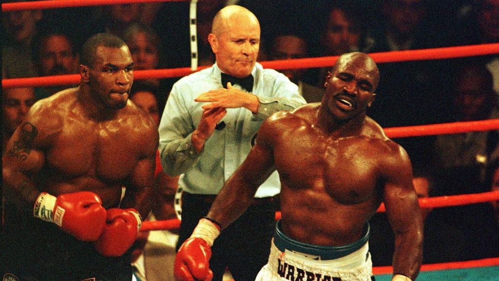 Así fue el mordisco de Tyson a Holyfield