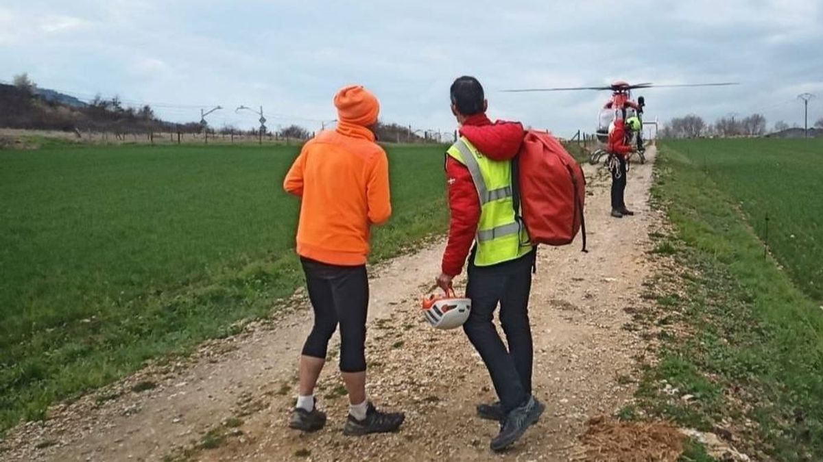 Agentes de la Ertzaintza trabajando en un operativo en Álava Agentes de la Ertzaintza trabajando en un operativo en Álava