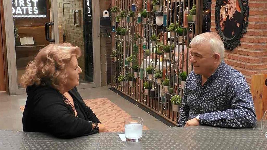 Ángeles y José en 'First Dates'