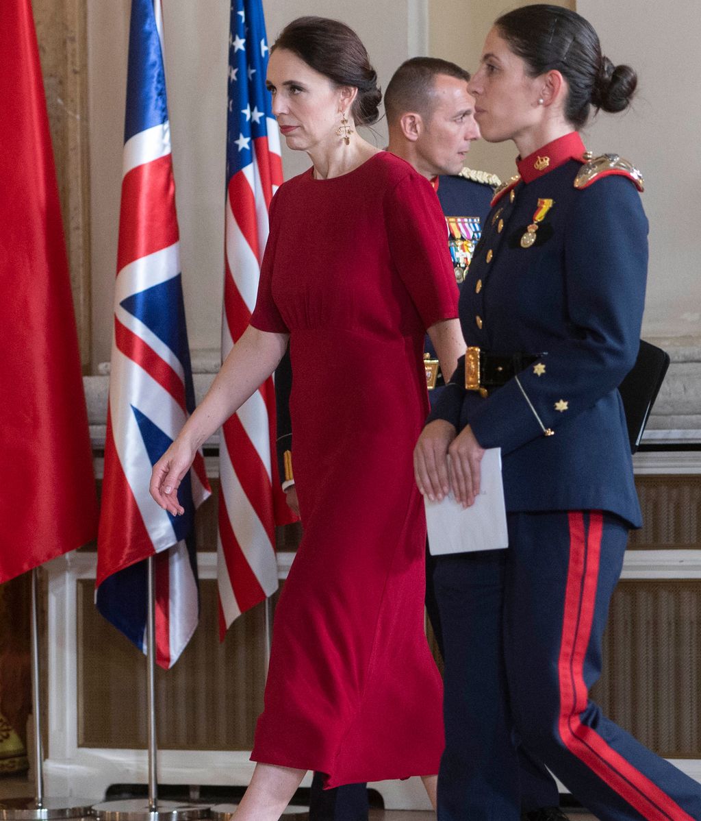 EuropaPress 4542617 primera ministra nueva zelanda jacinda ardern llegada cena gala real