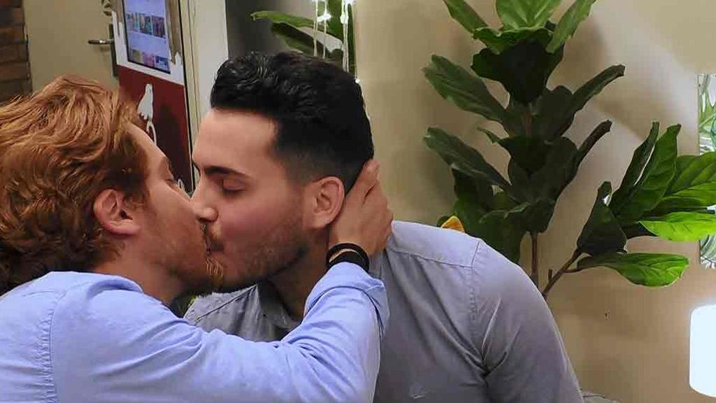 Jahir y Gerardo durante su cita en 'First Dates'