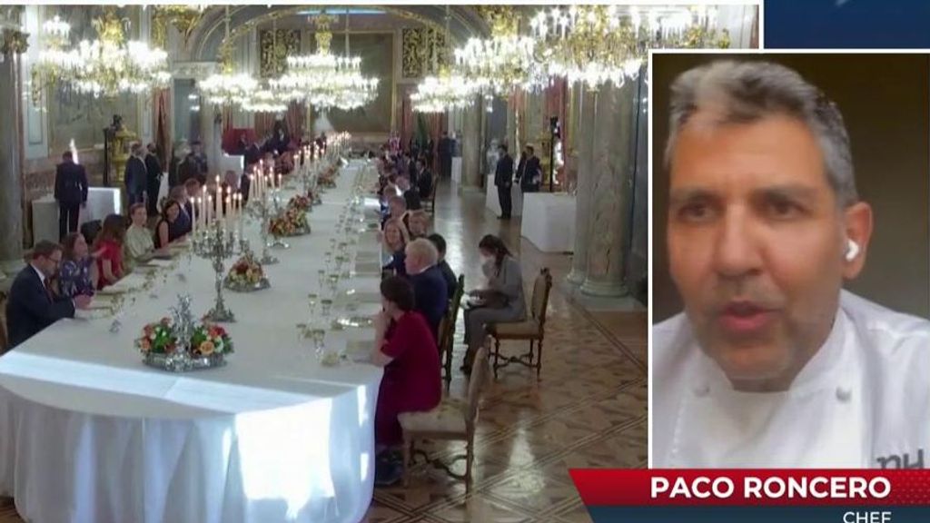 La cena de gala de Paco Roncero