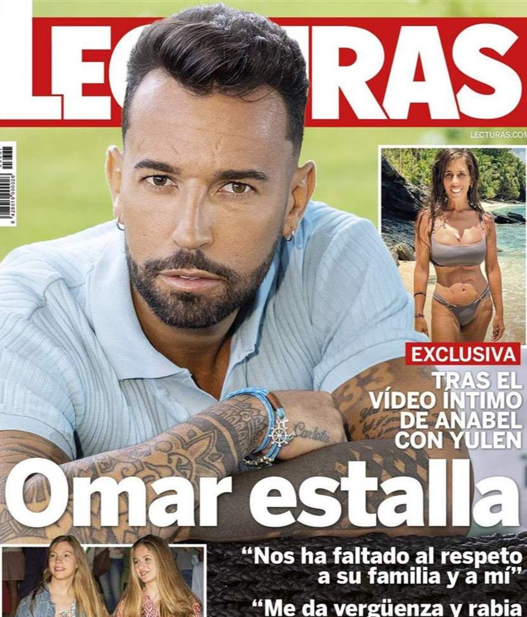 La portada de la revista 'Lecturas' con Omar Sánchez.
