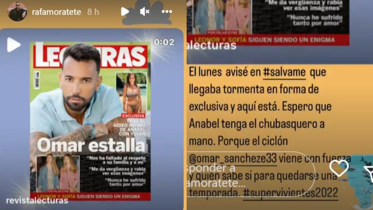 Rafa Mora valora la última exclusiva de Omar Sánchez