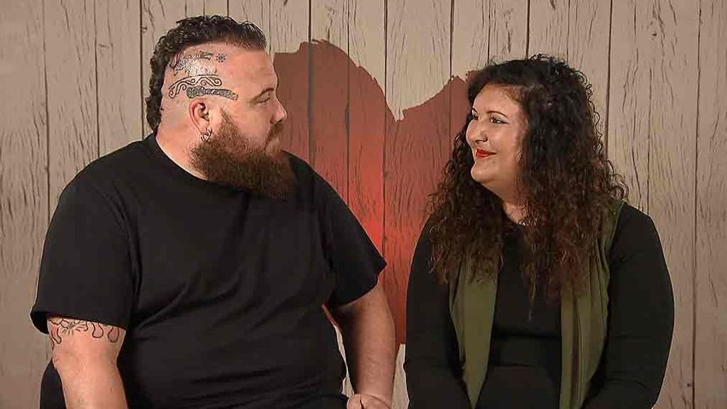 Samuel y María José durante su paso por 'First Dates'