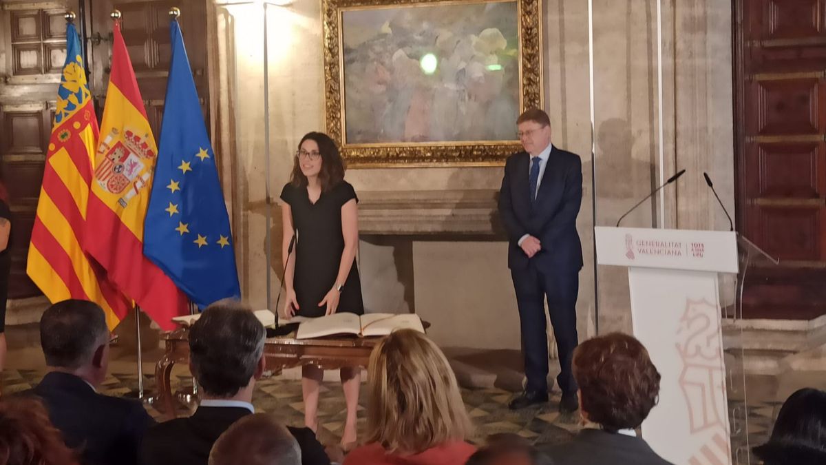 Aitana Mas toma posesión como vicepresidenta Generalitat Valenciana