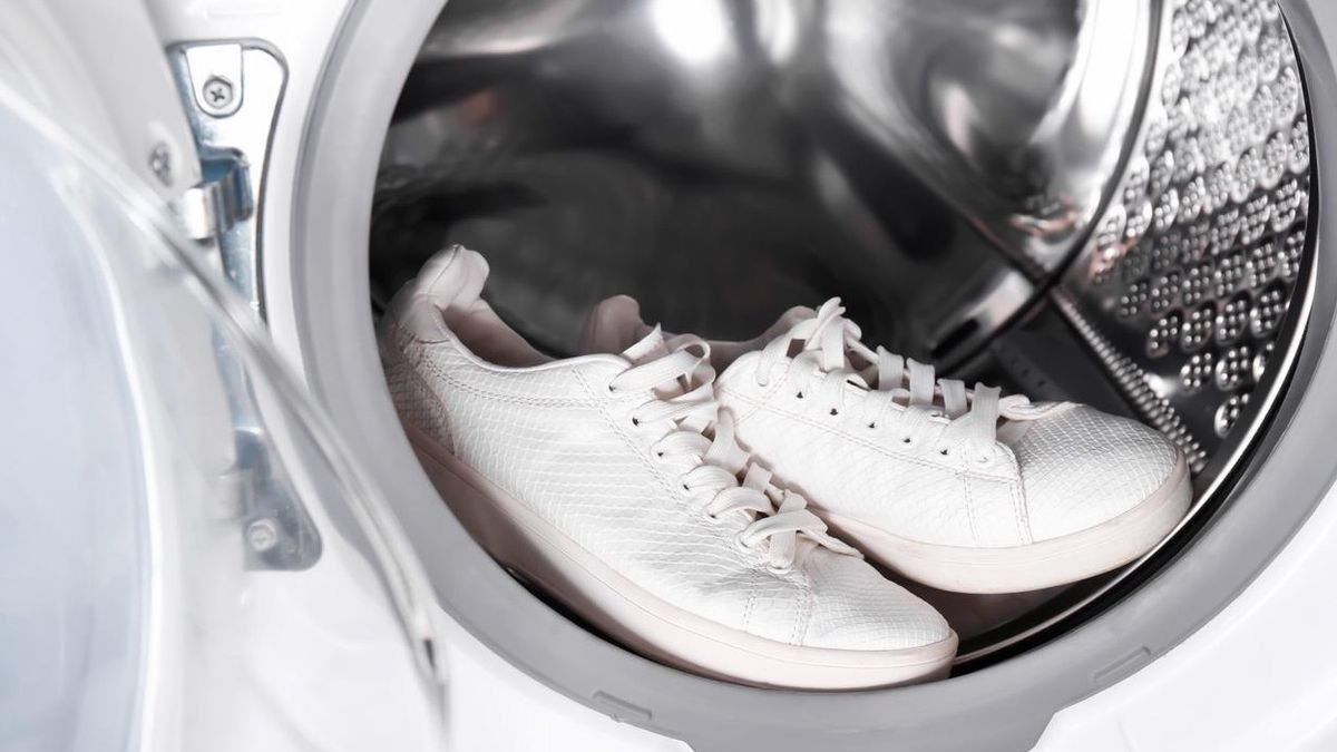 Cómo limpiar las zapatillas en la lavadora.