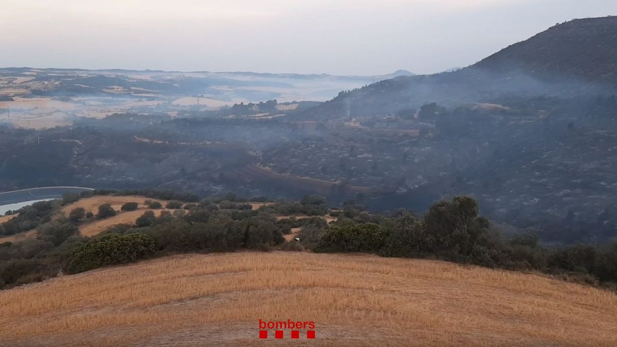 Estabilizado el segundo incendio de Artesa de Segre Estabilizado el segundo incendio de Artesa de Segre